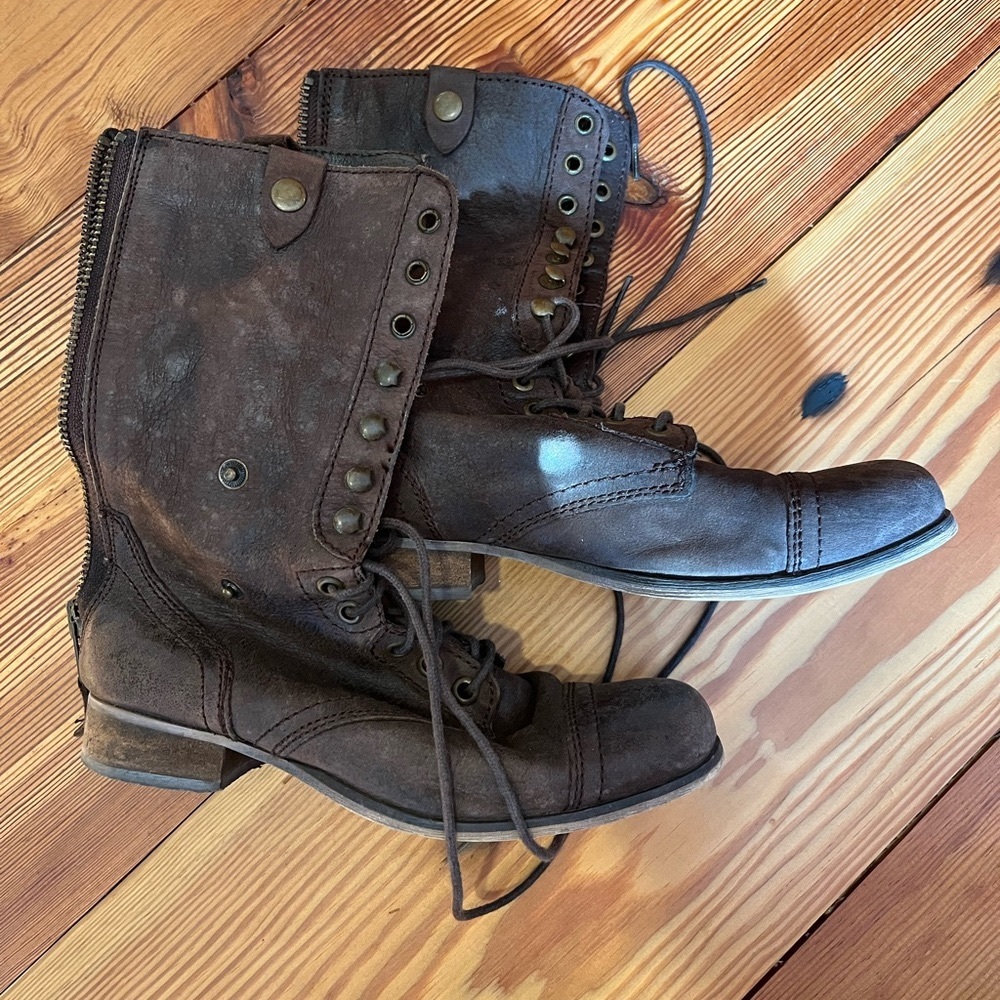 Brown Leather Boots